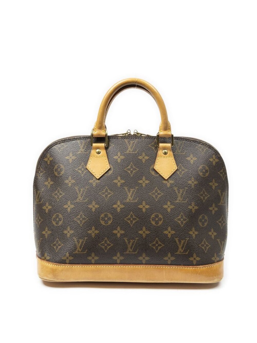 Louis Vuitton Alma Brown Monogram Canvas Handbag